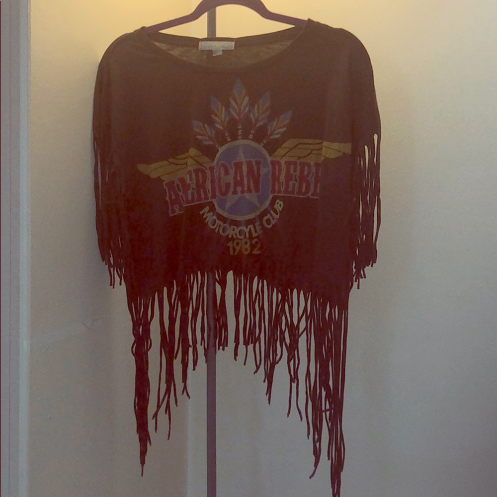 Fringe crop tee BOGO ITEM